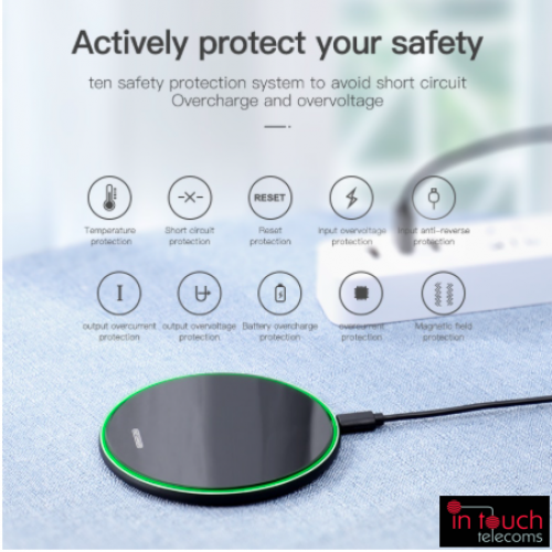 Qi 10W Wireless Slimline Mirror Charging Pad | 10W Fast Charger