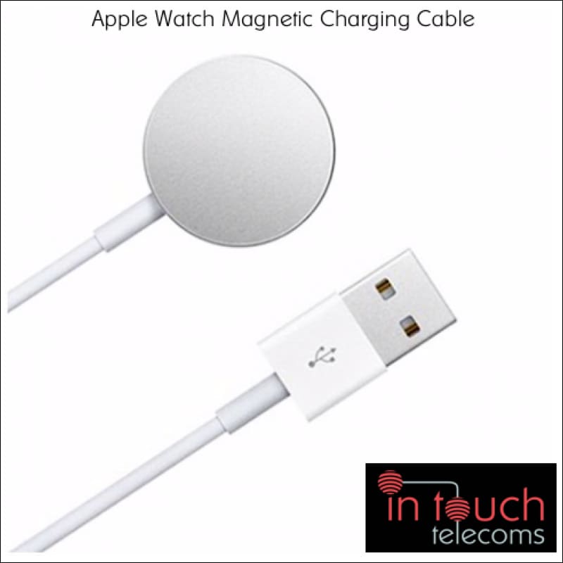 Magnetic Charging Cable for iPhone Watch Supports OS 5.1 - White | 1 Metre