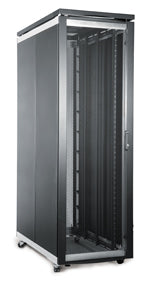 Prism black FI server cabinet – official illustrative range image; dimensions and configuration may differ.