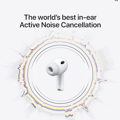 Apple AirPods Pro 3 Wireless Earbuds With Active Noise Cancellation