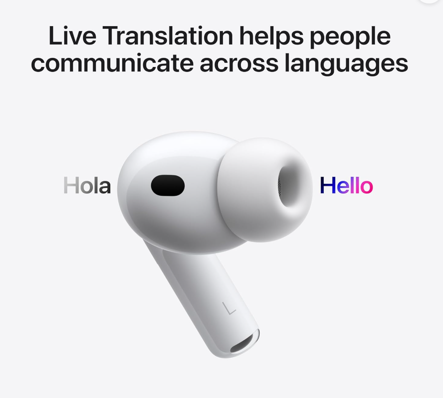 Apple AirPods Pro 3 Wireless Earbuds With Active Noise Cancellation