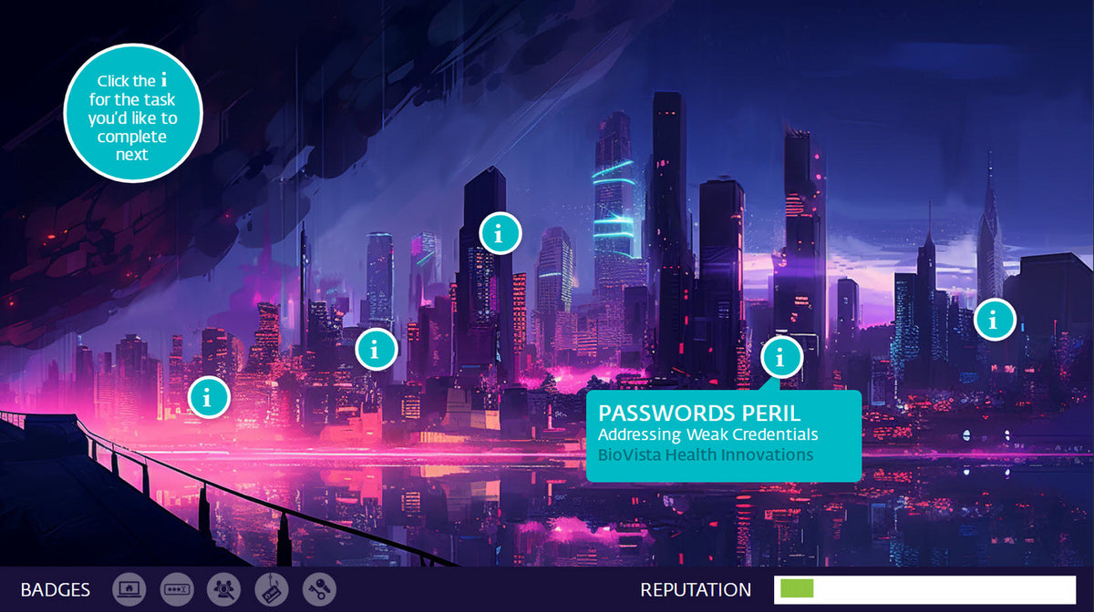 ESET Cybersecurity Awareness Training course interface