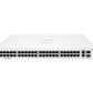 HPE Networking Instant On 1960 JL808A#ACC non-PoE switch, front view showing 48 Gigabit ports and four 10GbE uplinks