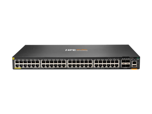 HPE Aruba Networking CX 6200F 48G 4SFP+ Switch — front view