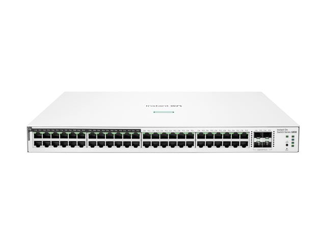 HPE Networking Instant On Switch 48p Gigabit CL4 PoE 4p SFP 370W 1830 — product view 2