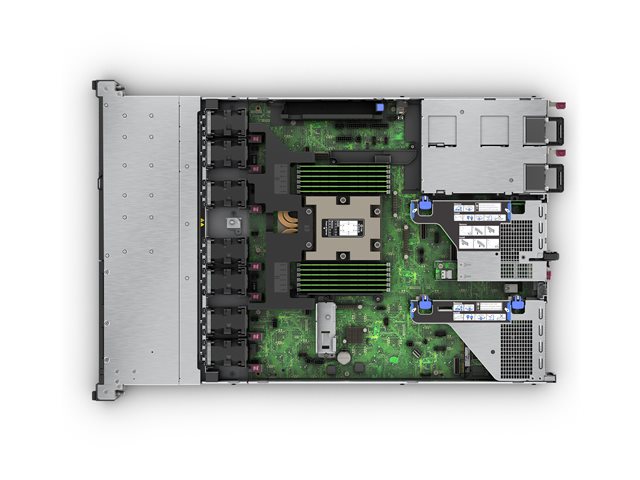 HPE ProLiant DL325 Gen11 9224 2.5GHz 24c 64GB-R 8SFF MR408i-o 2x480GB SATA SSD 2x1000W RPS EU Server — product view 4