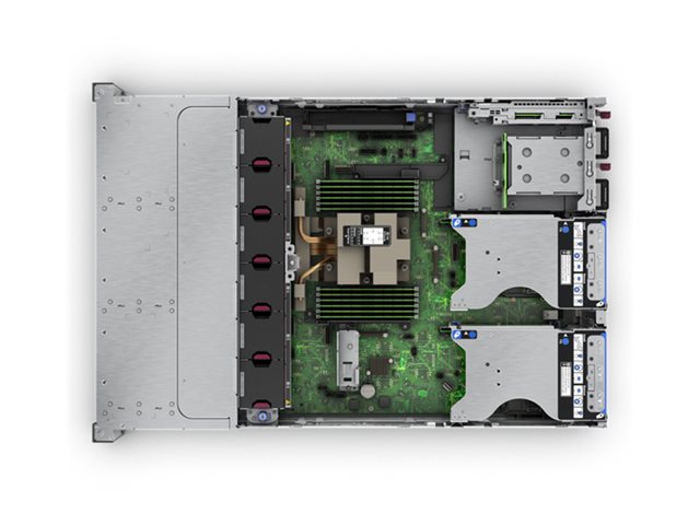 HPE ProLiant DL345 Gen11 9115 2.6GHz 16c 1P 2x32GB-R 8LFF MR416i-p 2x960GB SSD 2x1000W PS EU Server — product view 4