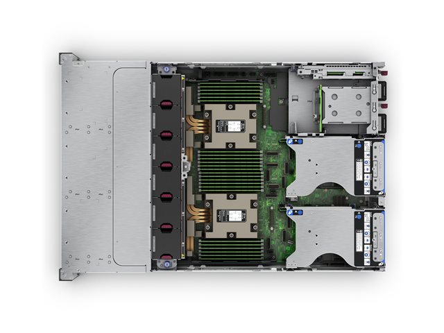 HPE ProLiant DL385 Gen11 9115 2.6GHz 16c 1P 2x32GB-R 8SFF MR408i-o 2x480GB SSD 2x1000W PS EU Server — product view 5