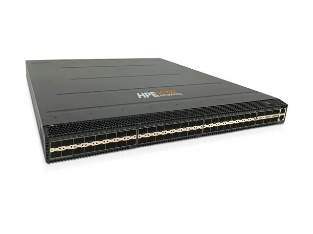 HPE Aruba Networking CX 10000-48Y6C Distributed Services Front-to-Back 6 Fans 2 PSU Switch Bdl — product view 2