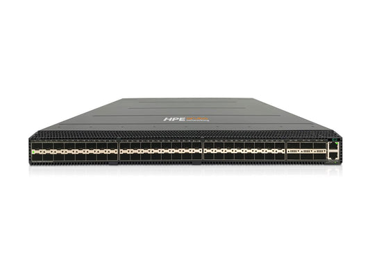 HPE Aruba Networking CX 10000-48Y6C Distributed Services Front-to-Back 6 Fans 2 PSU Switch Bdl — front view