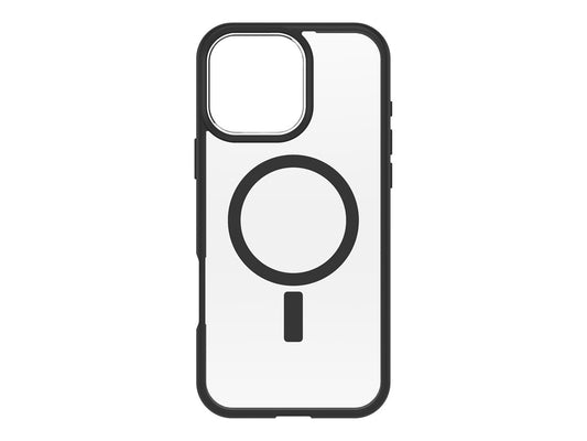 OtterBox React MagSafe Case for iPhone 16 Pro Max – Black Crystal ProPack