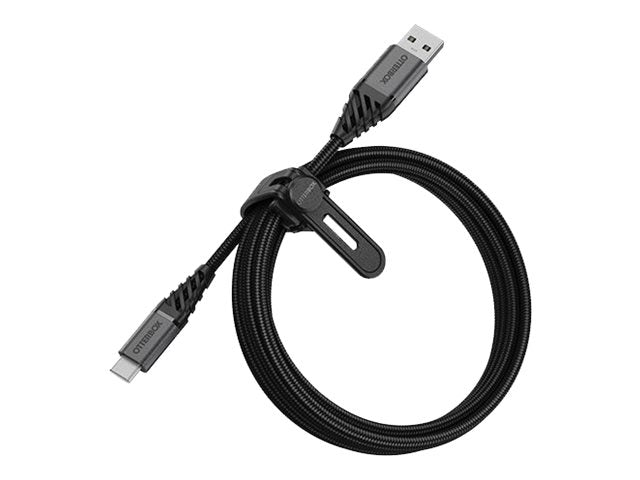 OtterBox Premium USB-A to USB-C Cable – 2m Black
