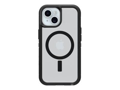 OtterBox Defender Series XT MagSafe Case for iPhone 17e / 16e / 15 / 14 / 13 – Dark Side (Clear/Black)