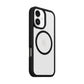 OtterBox React Series MagSafe Case for iPhone 17 – Black Crystal (Clear/Black)