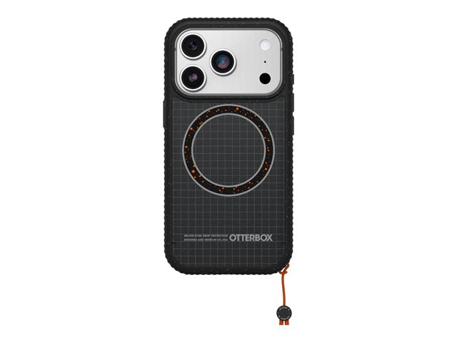 OtterBox Sole Series MagSafe Case for iPhone 17 Pro & 18 Pro – Midnight Circuit Black