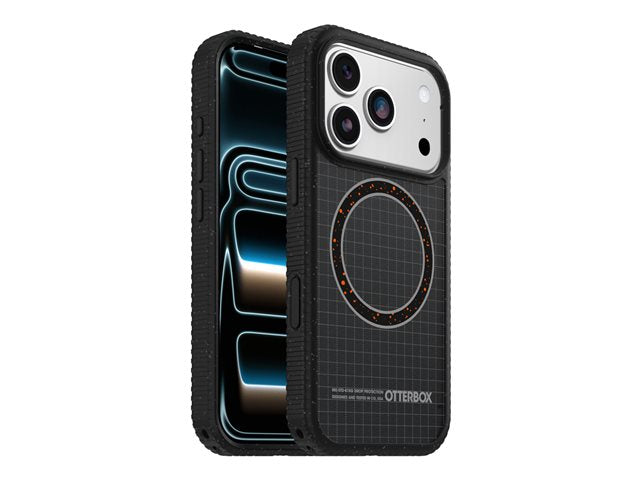 OtterBox Sole Series MagSafe Case for iPhone 17 Pro & 18 Pro – Midnight Circuit Black