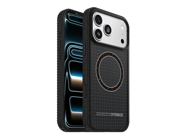OtterBox Sole Series MagSafe Case for iPhone 17 Pro Max & 18 Pro Max – Midnight Circuit Black