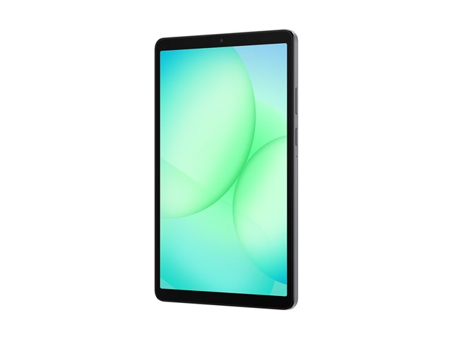 Samsung Galaxy Tab A11 tablet in Grey, opposite angled front view