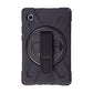 Black Techair Xventur TAXSGA043HS Galaxy Tab A11 case – Rear view with vertical hand strap