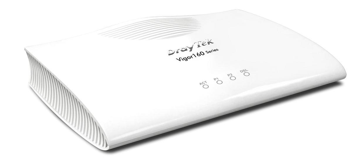 DrayTek Vigor 167 – left view