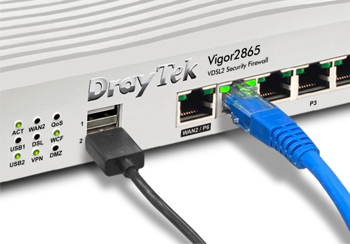 DrayTek Vigor 2865 – official gallery image 3 (2865-port)