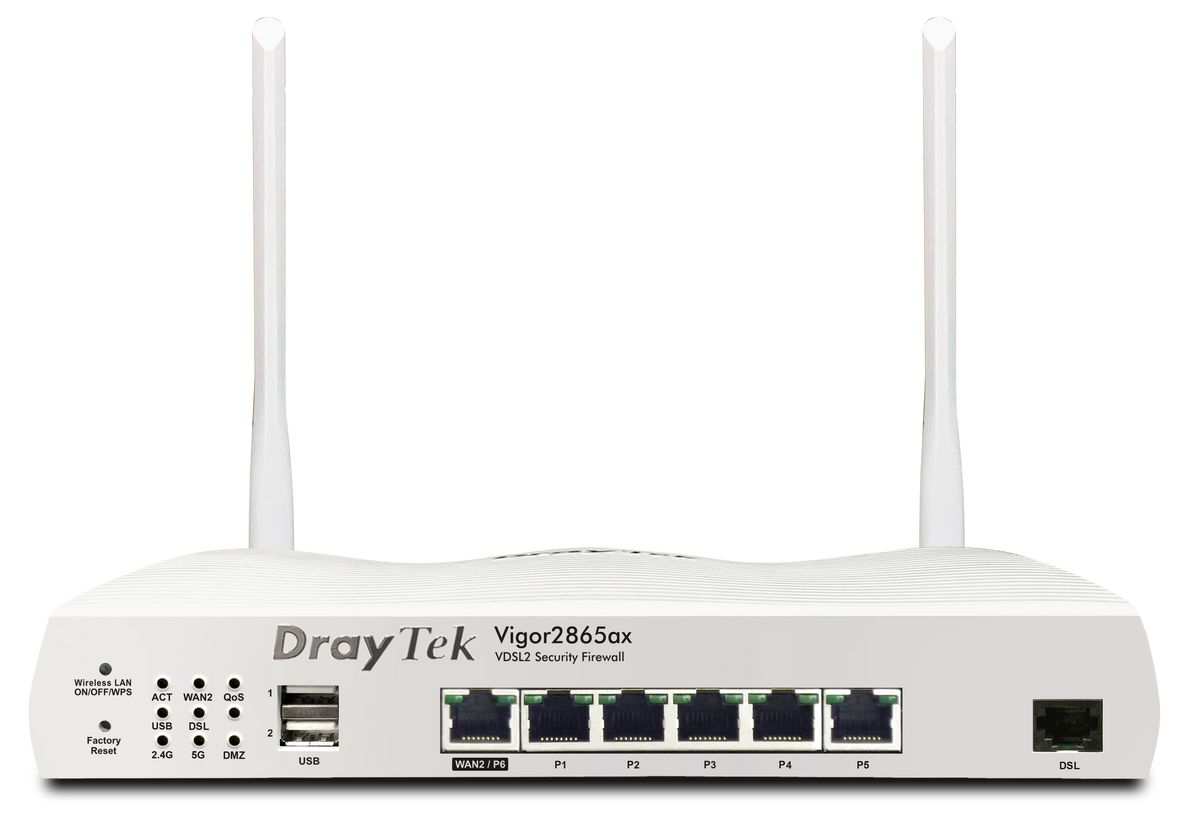 DrayTek Vigor 2865ax – official gallery image 2 (2865ax-front)