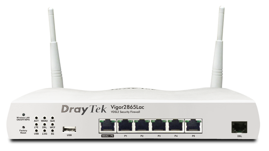 DrayTek Vigor 2865lac – official gallery image 1 (2865Lac-front)