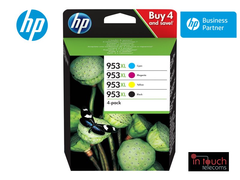 HP 953XL 4-Pack High Yield | Black, Yellow, Cyan, Magenta