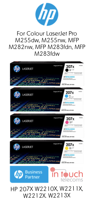 HP 207X High Yield LaserJet Toner Cartridge MultiPack | B/C/M/Y