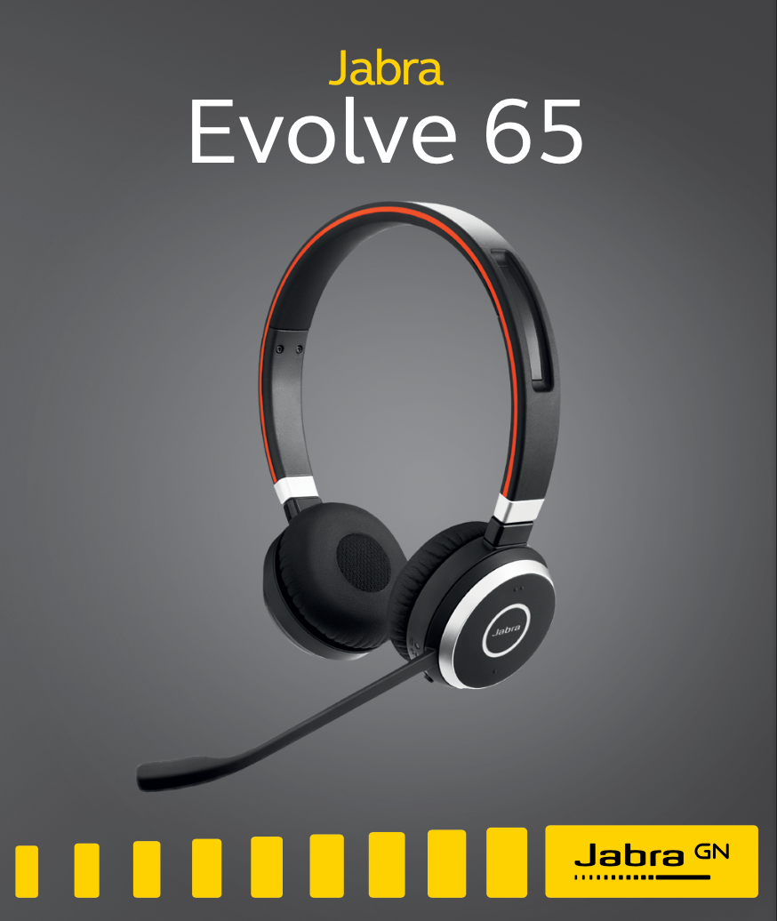 Java Evolve 65 Jabra Evolve 65 Wireless Stereo Headset with Stand | Unified Communica ...