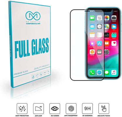 M8 Gadgets Tempered Glass for iPhone | Premium 5D Black
