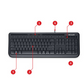 Microsoft Wired Keyboard 600 | ANB-00006