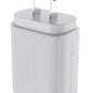 NRGLink 25W USB-C Fast Charging Wall Charger | 2-Pin for USA
