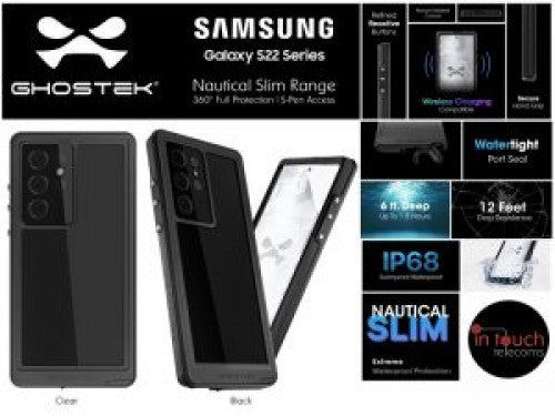 Ghostek Nautical Slim Case for Samsung Galaxy S22 | Military Grade 360°