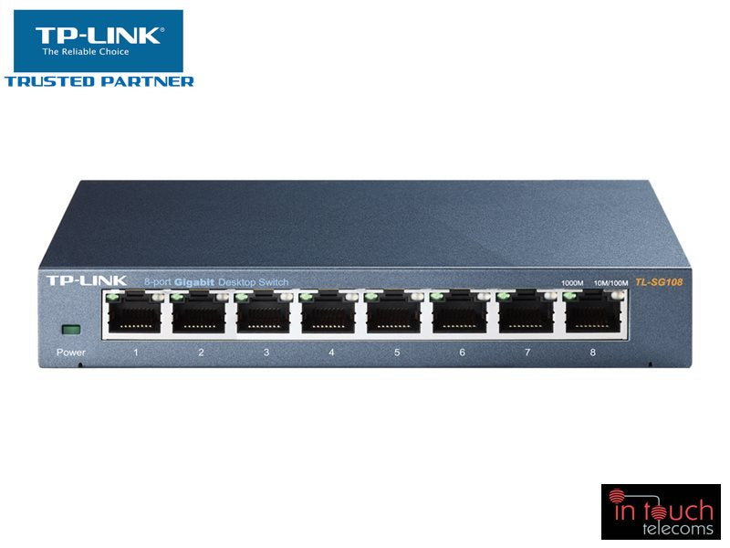 TP-LINK 8-Port Gigabit Unmanaged Desktop Switch | TL-SG108