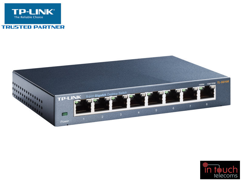 TP-LINK 8-Port Gigabit Unmanaged Desktop Switch | TL-SG108