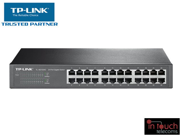 TP-LINK 24-Port Gigabit Unmanaged Desktop/Rackmount Switch | TL-SG1024D