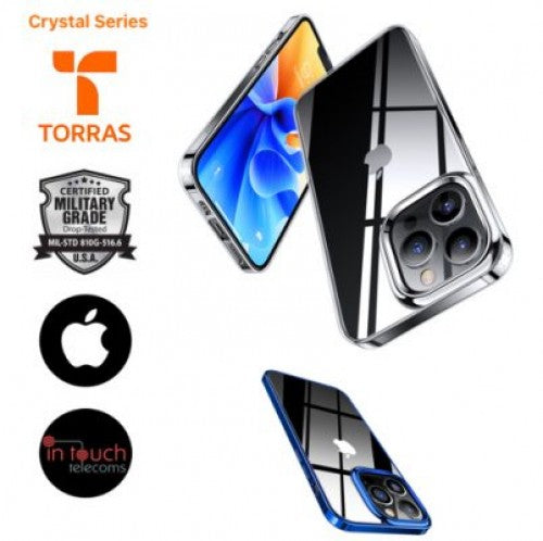 TORRAS Crystal Clear iPhone 13 | Military Grade Shockproof