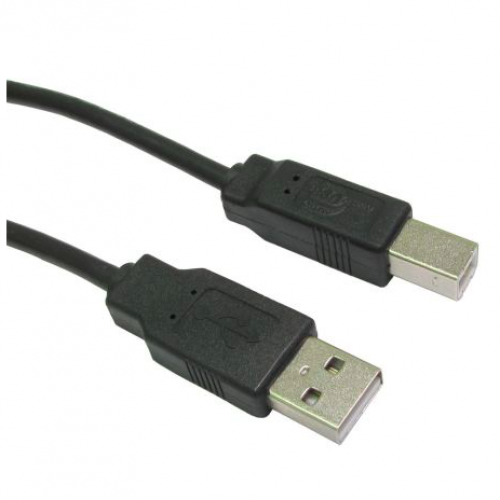 USB Printer Cable 1.8m Type A to B | Black