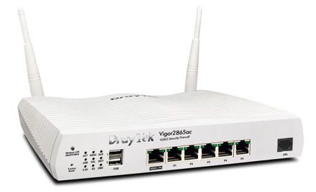 DrayTek Vigor 2865ac ADSL or VDSL Router/Firewall | V2865AC-K