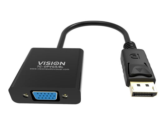 Vision DisplayPort to VGA adaptor | Professional installation-grade