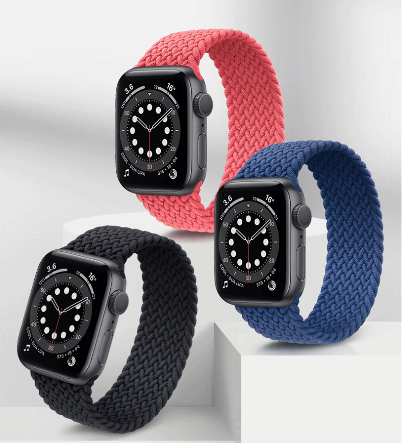 Nylon Stretch Woven Strap | Compatible with Apple Watch 38mm to 42mm