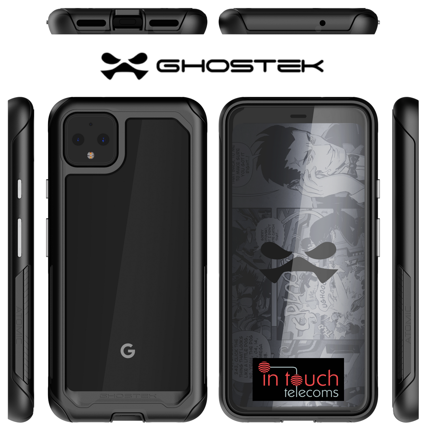 Ghostek Atomic Slim 3 Case for Google Pixel 4XL | Military Drop Tested
