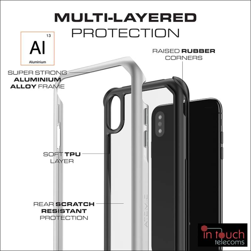 Ghostek Atomic Slim 2 Case for iPhone XS Max | Military Drop Tested Rugged Case