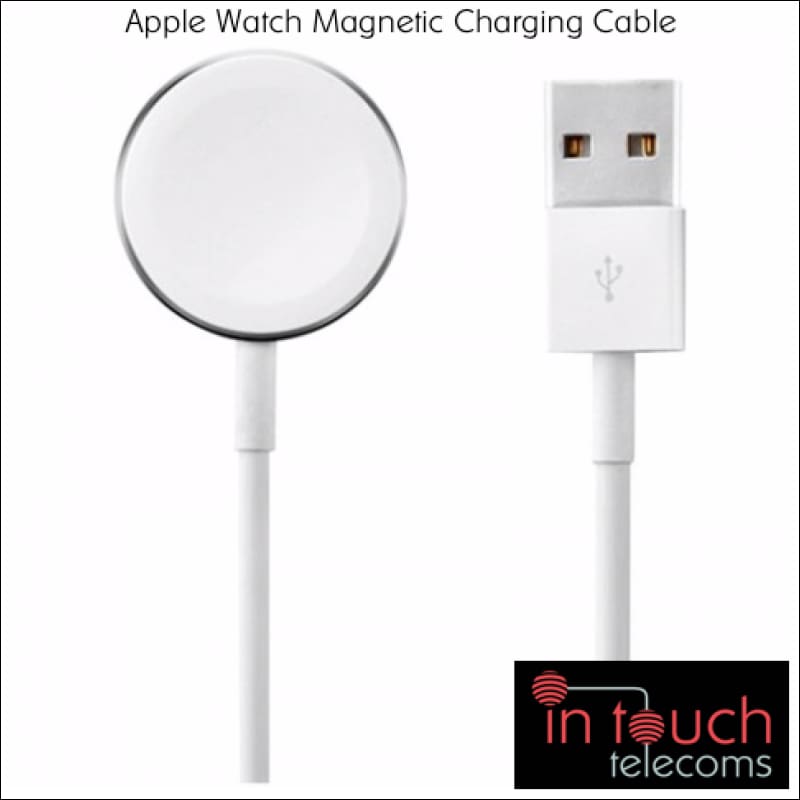Magnetic Charging Cable for iPhone Watch Supports OS 5.1 - White | 1 Metre