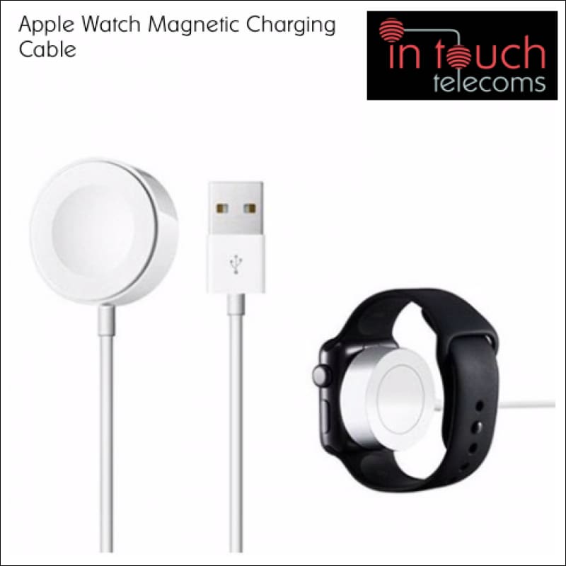 Magnetic Charging Cable for iPhone Watch Supports OS 5.1 - White | 1 Metre
