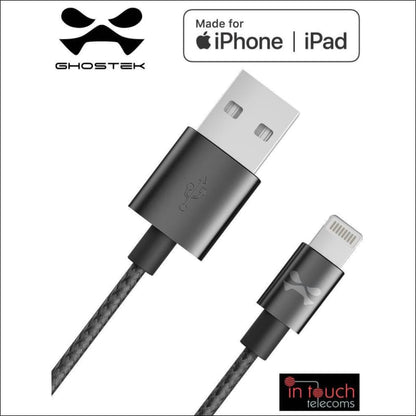 MFi Certified Fast Charge 2m Lightning Cable | Ghostek NRGline