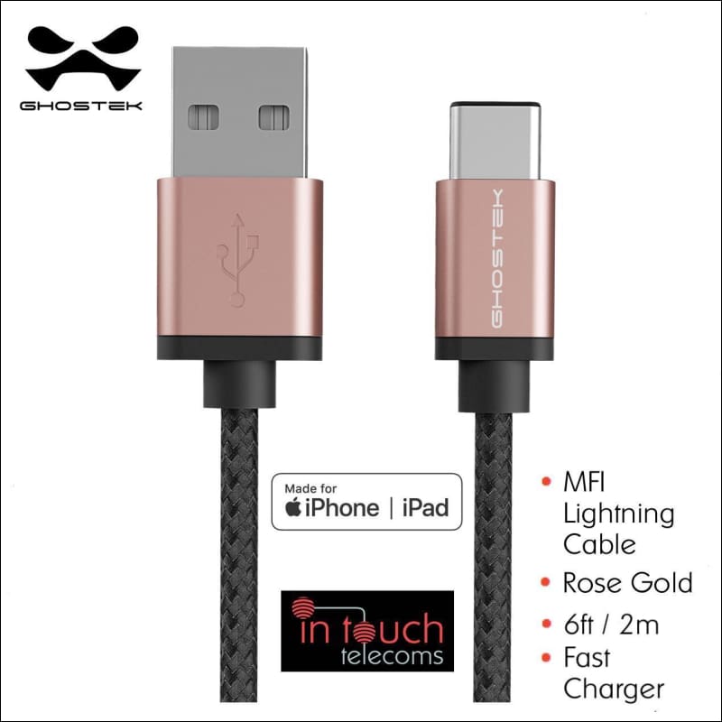 MFi Certified Fast Charge 3m Lightning Cable | Ghostek NRGline