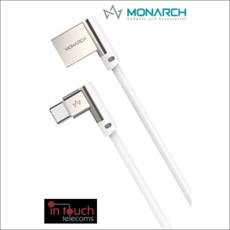 Monarch Gadgets W-Series | Type-C USB Cable - White
