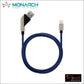 Monarch Gadgets X-Series | Lightning USB Cable - Black